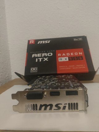 Scheda Grafica MSI Radeon RX 550 Aero ITX