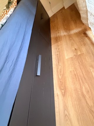 IKEA Brimnes Diván Cama 2 Cajones Negro