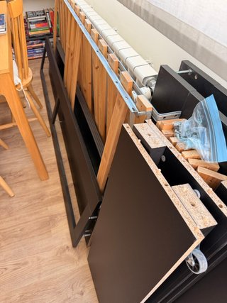 IKEA Brimnes Diván Cama 2 Cajones Negro