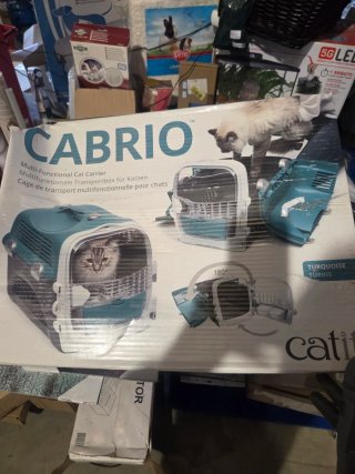 Transportín Gato Catit Pet Cabrio Turquesa