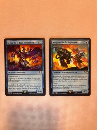 Cartas Magic warhammer 40k Señor y Vanguardia