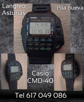 Reloj Casio CMD-40 Wrist Remote Langreo Asturias