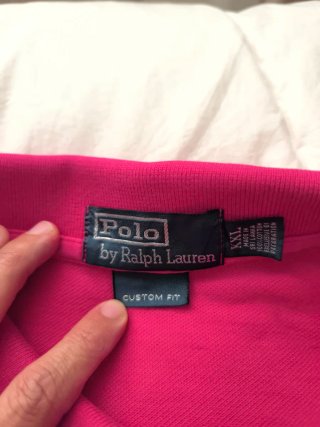 Polo Ralph Lauren Rosa Talla XXL
