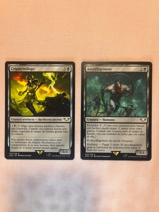 Cartas Magic warhammer 40k Criptecnólogo y Arcofl