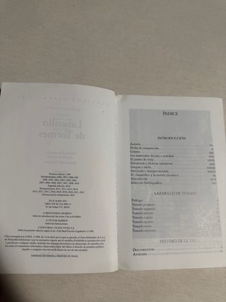 Libro Lazarillo de tormes