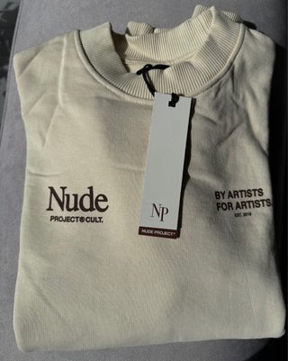 Sudadera NUDE Project Beige Talla S
