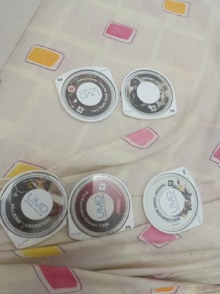 Lote 5 UMD PSP: Killzone, Tekken, PES, Medal of Ho