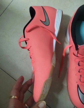 Botas de fútbol Nike Naranja y Plata