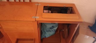 Mueble auxiliar madera vintage