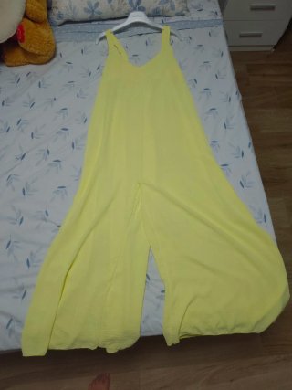 Mono amarillo de algodón