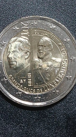 Moneda 2 Euros Conmemorativa Luxemburgo 2017