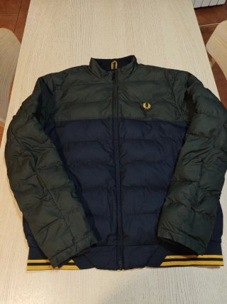 Chaqueta Acolchada Fred Perry Bicolor - Talla L