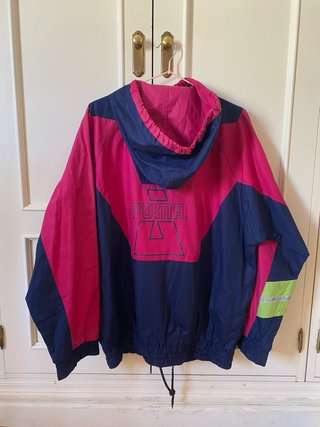 Chaqueta Puma Vintage Azul y Rosa