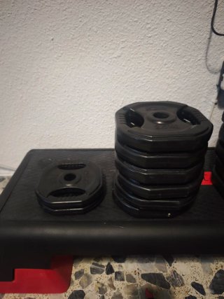 Set Bodypump con Barra, Discos y Step
