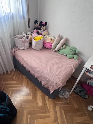 Sofá Cama Azul Convertible