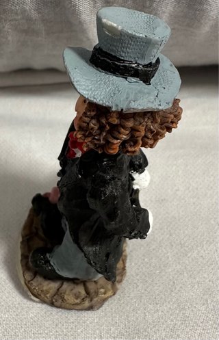 Figura vintage chistera novio con bastón