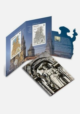 Cartera 2 Euro España 2018 Compostela