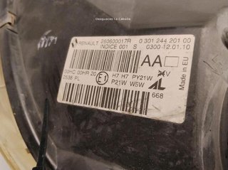 260601141r faro izquierdo renault megane 20984168