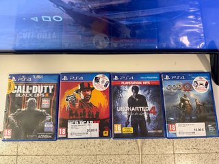 4 Juegos PS4 (PlayStation 4)