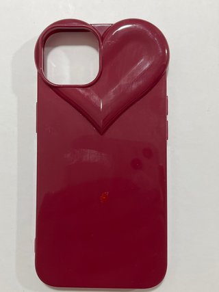 Funda iPhone 13 Corazón Rojo