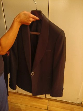 Traje de fiesta negro