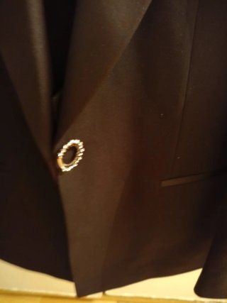 Traje de fiesta negro
