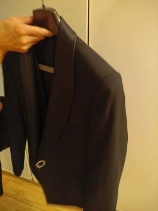 Traje de fiesta negro