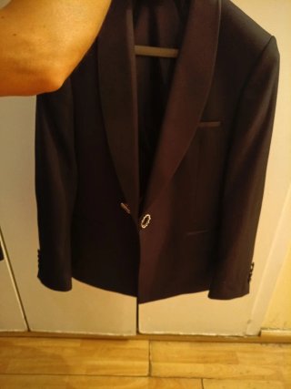 Traje de fiesta negro