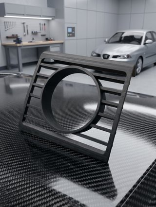 Soporte reloj 52mm Seat Ibiza 6K2 rejilla aireador