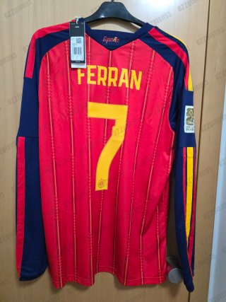 Camiseta España 2026 FERRAN 7 Manga Larga