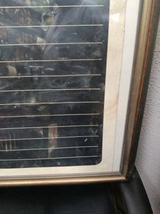 Cartel antiguo cerveza El Alcázar