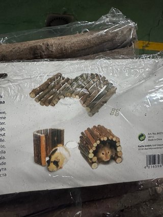 Puente de Madera Natural para Mascotas