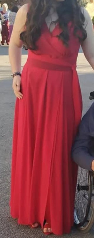 Vestido rojo boda/graduación