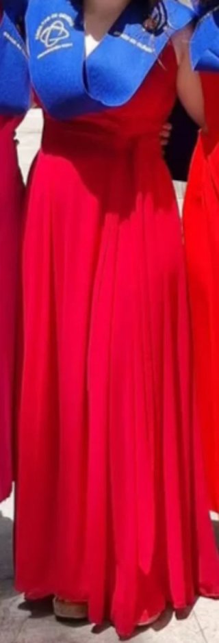 Vestido rojo boda/graduación