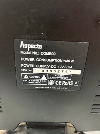TV LCD 9” Aspects + DVD