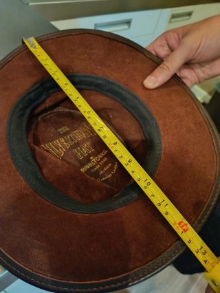 Sombrero vaquero de piel