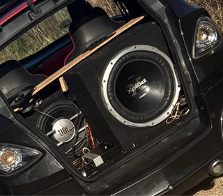 Equipo de música para coches dos subwoofer