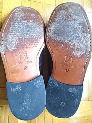 Zapatos de vestir de cuero negros para hombre