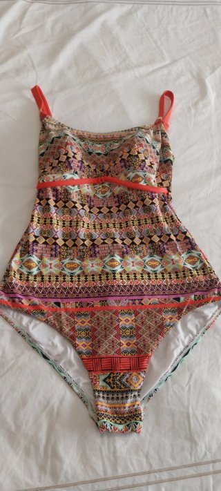 Bañador mujer estampado multicolor