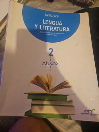Lengua y literatura, Bachillerato 2