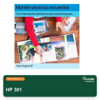 Cartuccia di inchiostro HP 301 nero 170 pagine ISO
