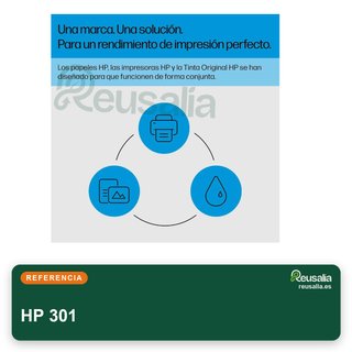 Cartuccia di inchiostro HP 301 nero 170 pagine ISO