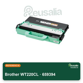 Contenitore toner usato Brother WT220CL, facile da usare
