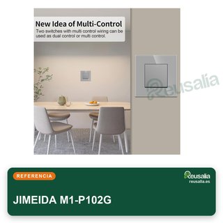 JIMEIDA interruptor botón moderno panel cristal