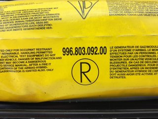 99680309200 AIRBAG ASIENTO DERECHA PORSCHE BOXSTER (986) 1996 - 2004