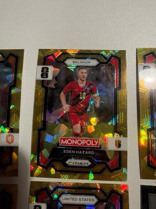 8 cromos Monopoly Panini Prizm