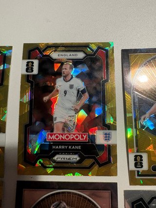 8 cromos Monopoly Panini Prizm