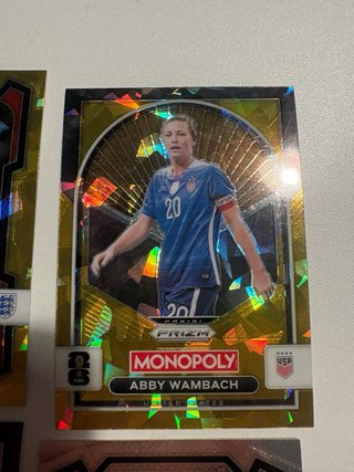 8 cromos Monopoly Panini Prizm