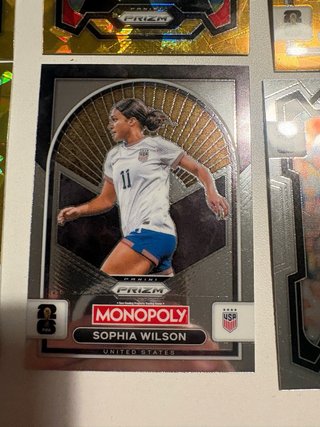 8 cromos Monopoly Panini Prizm