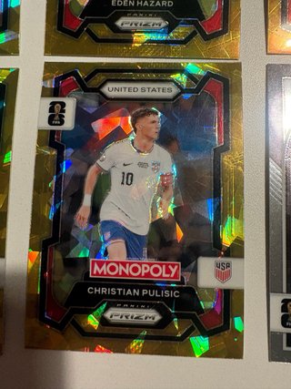 8 cromos Monopoly Panini Prizm